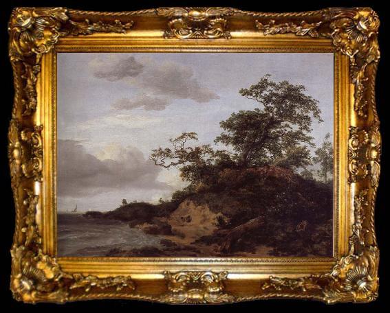 framed  Jacob van Ruisdael Dunes by the sea, ta009-2